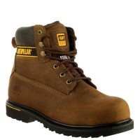 CAT Holton S3 Brown Safety Boots Steel Toe Caps
